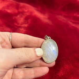 Sterling moonstone pendant